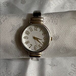 Elegant Silver and Gold Watch